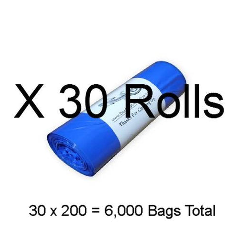 6000 Blank 1 Mil. Dog Waste Bags - DogBagsandMore.com