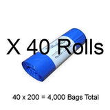 8000 Printed 1 Mil. Dog Waste Bags - DogBagsandMore.com