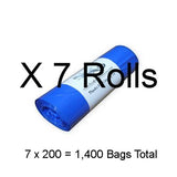 1400 Blank 1 Mil. Dog Waste Bags, Free Shipping - DogBagsandMore.com